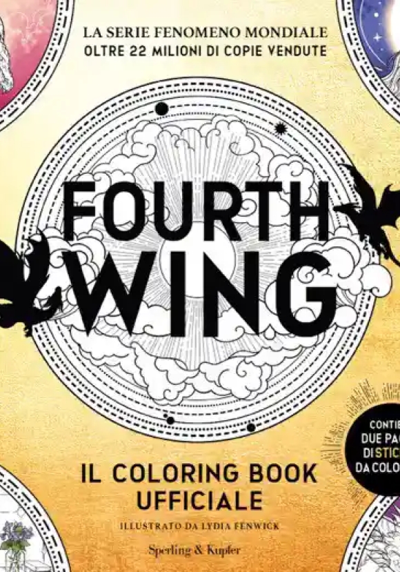 Fourth Wing. Coloring Book