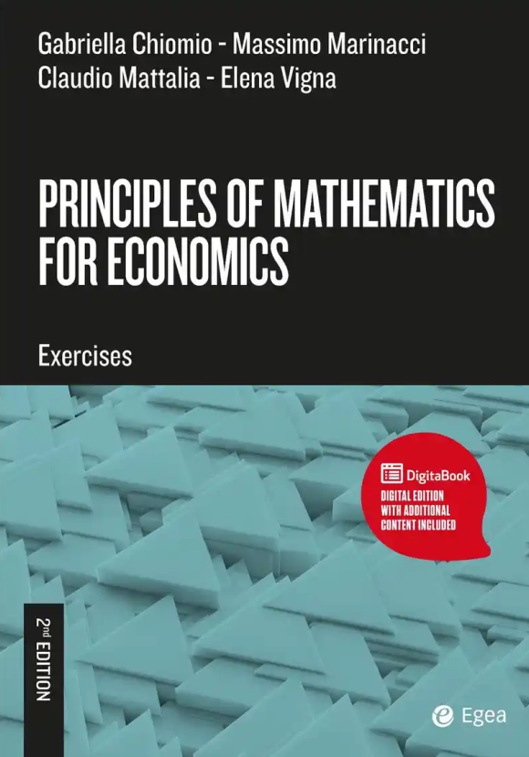 Principles Of Mathematics For Economics
