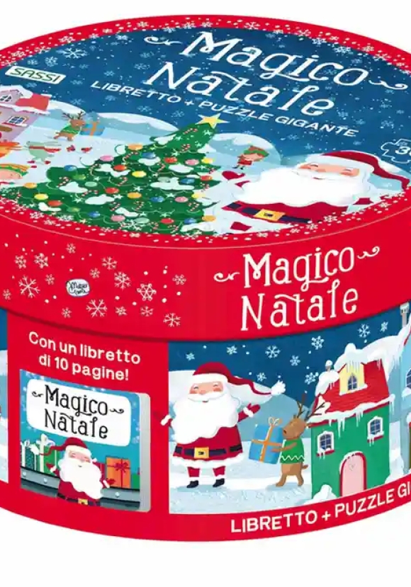 Magico Natale. Scatola Tonda. Ediz. A Colori. Con Puzzle