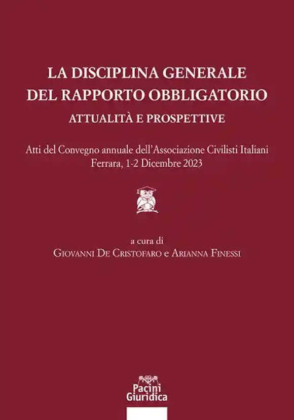Disciplina Generale Rapporto Obbligator.