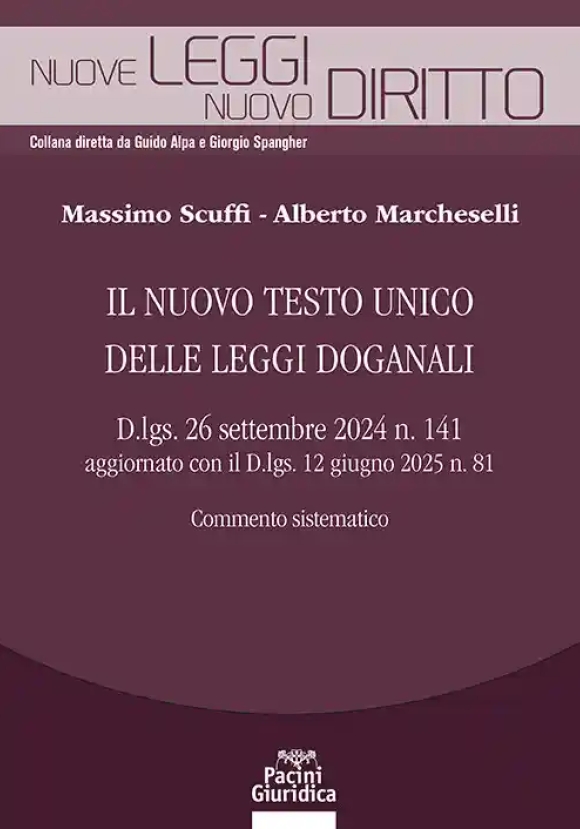 Nuovo Testo Unico Leggi Doganali