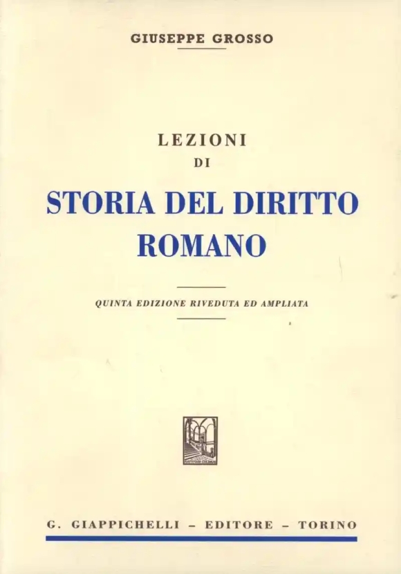 Lezioni Storia Diritto Romano
