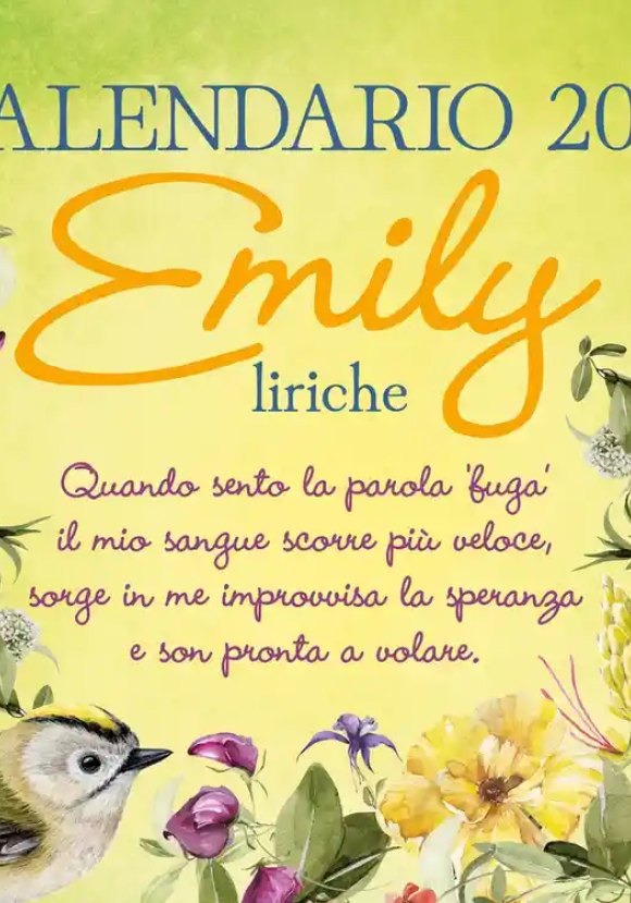 Calendario Emily Liriche. Calendario 2026