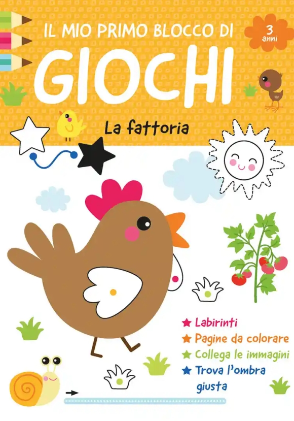 Mio Primo Blocco Di Giochi. La Fattoria. Ediz. A Colori (il)