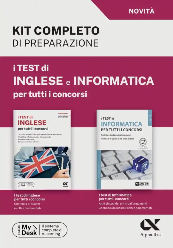 Test Di Inglese E Informatica Per Tutti I Concorsi. Kit Completo Di Preparazione. Ediz. Mydesk. Con Contenuto Digitale Per Downl