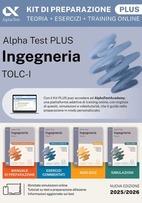 Alpha Test Plus. Ingegneria. Tolc-i. Kit Plus