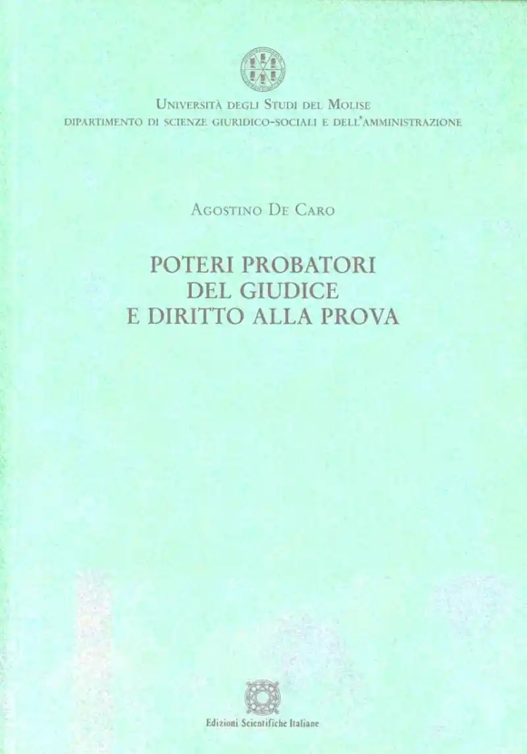 Poteri Probatori Del Giudice