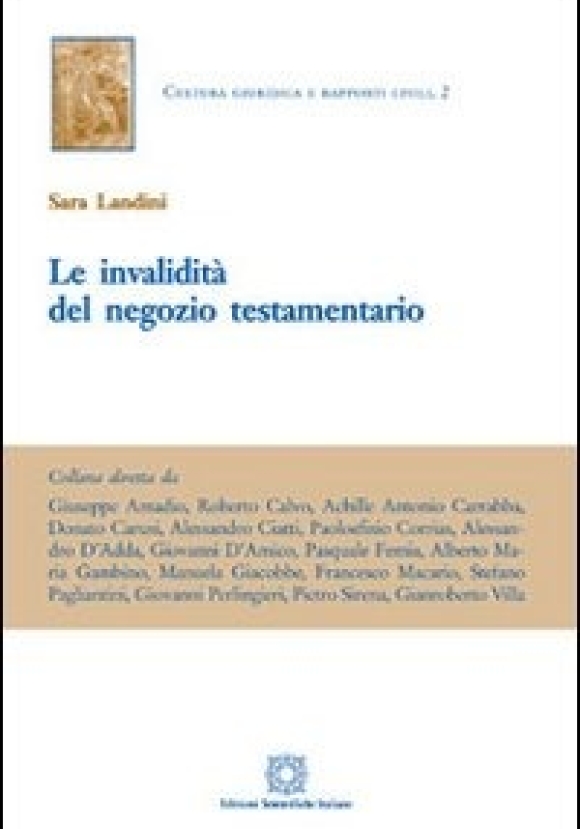 Invalidita' Del Negozio Testam