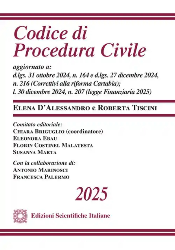 Codice Procedura Civile 2025