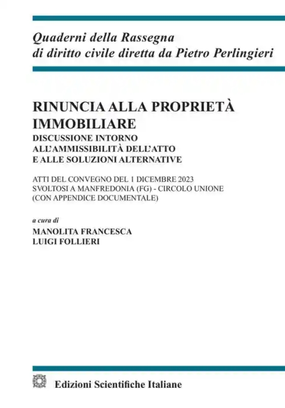 Rinuncia Proprieta' Immobiliar
