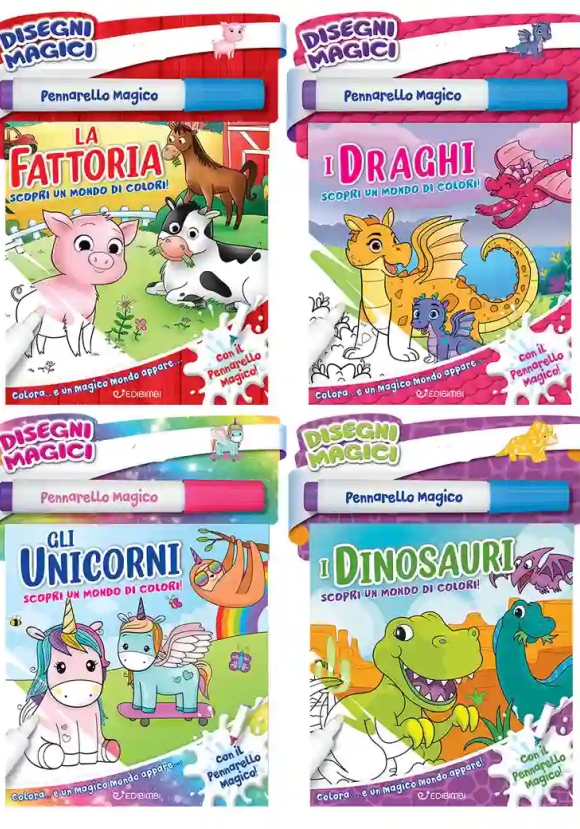 Disegni Magici - Unicorni - Fattoria - Dinosauri - Draghi