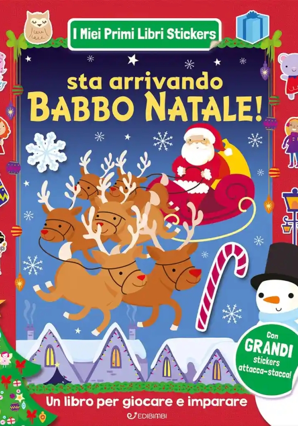 Babbo Natale Miei Primi Libri Stickers 2