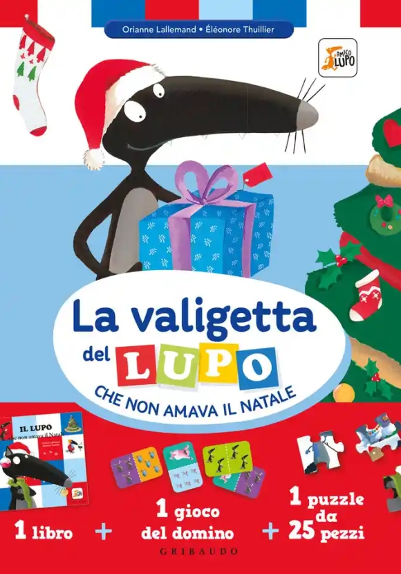Valigetta Del Lupo Che Non Amava Il Natale. Amico Lupo. Con Gioco Del Domino. Con Puzzle (la)