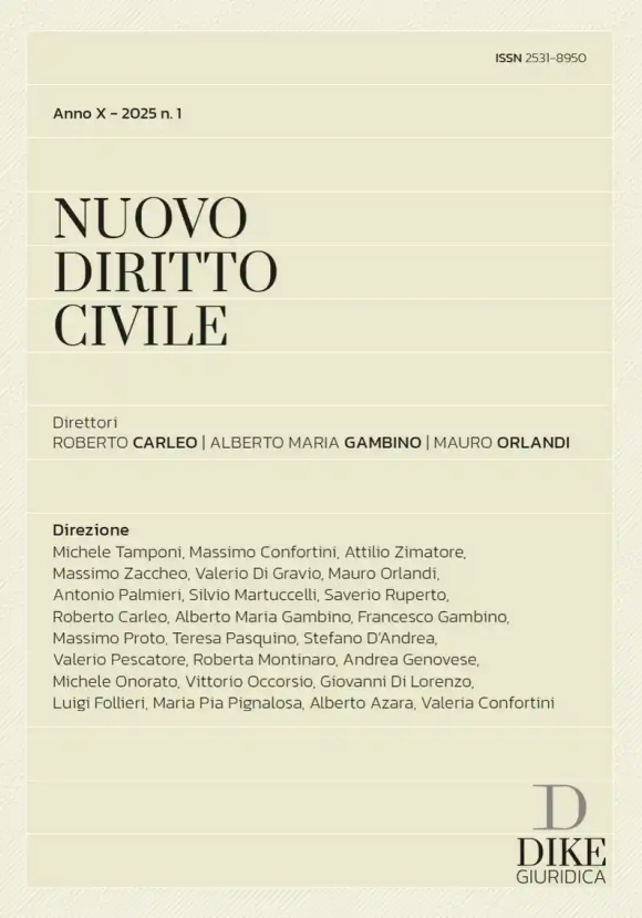 Nuovo Diritto Civile 1-2025