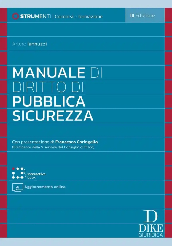 Manuale Diritto Pubblica Sicurezza 3ed.