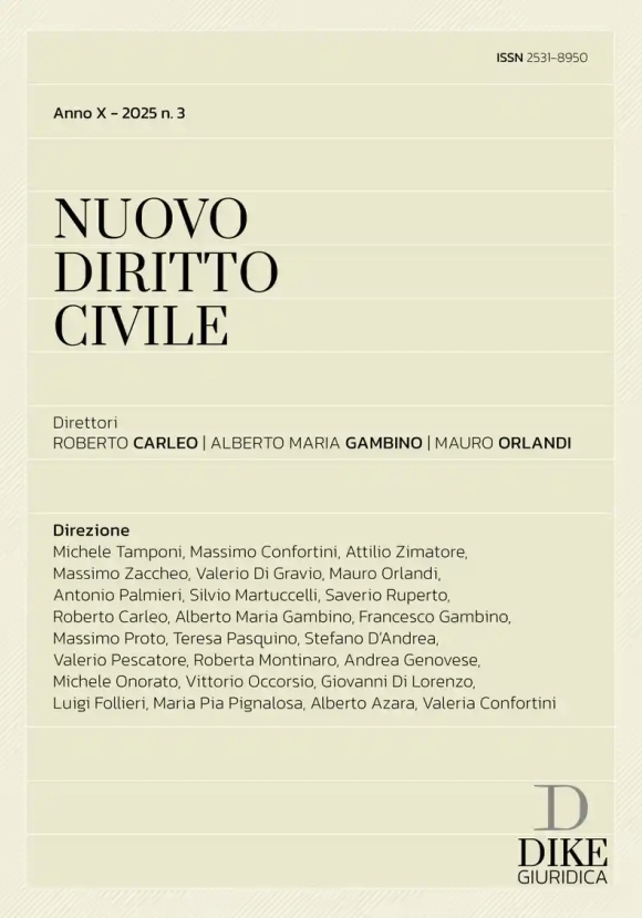 Nuovo Diritto Civile 3-2025