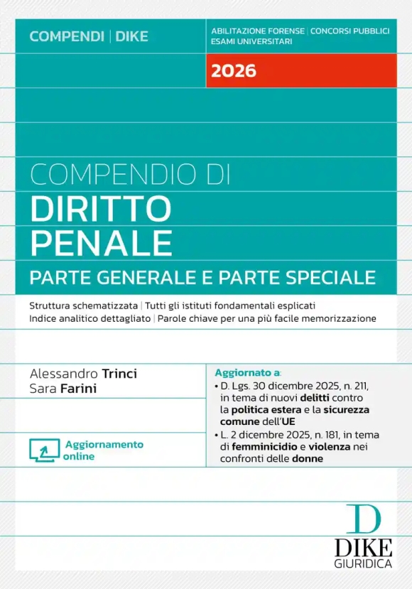Compendio Diritto Penale Gen-spec.2026