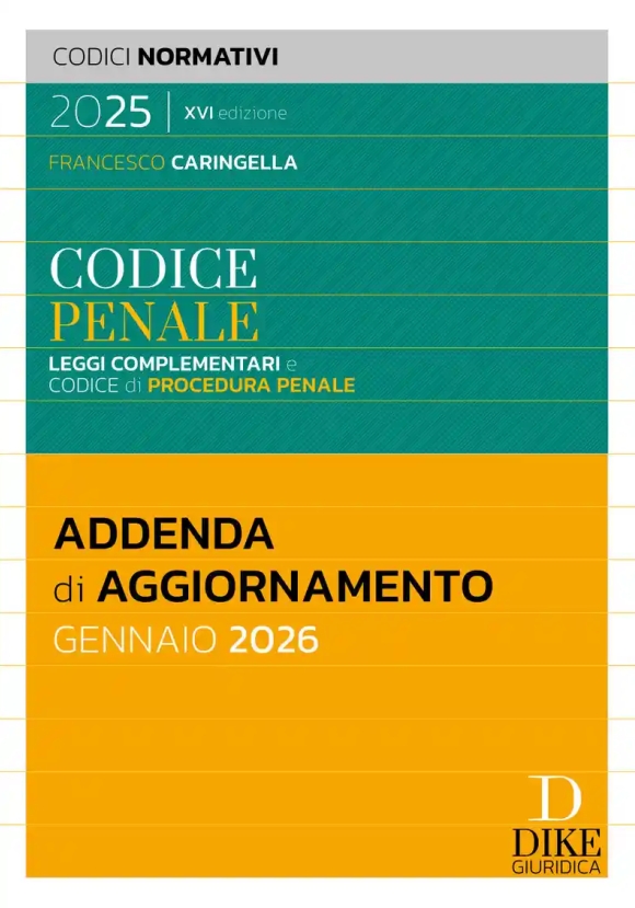 Addenda Agg. Codice Penale E Proc.2026