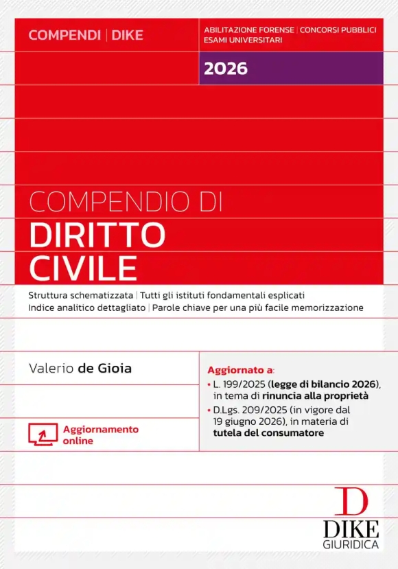 Compendio Diritto Civile 2026 4ed.