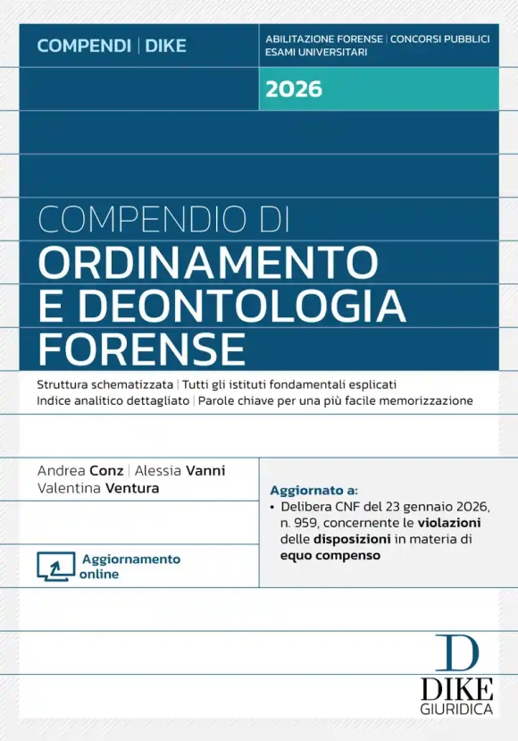 Compendio Ordinam.deontol.forense 2026
