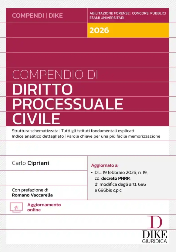 Compendio Minor - Diritto Processuale Civile