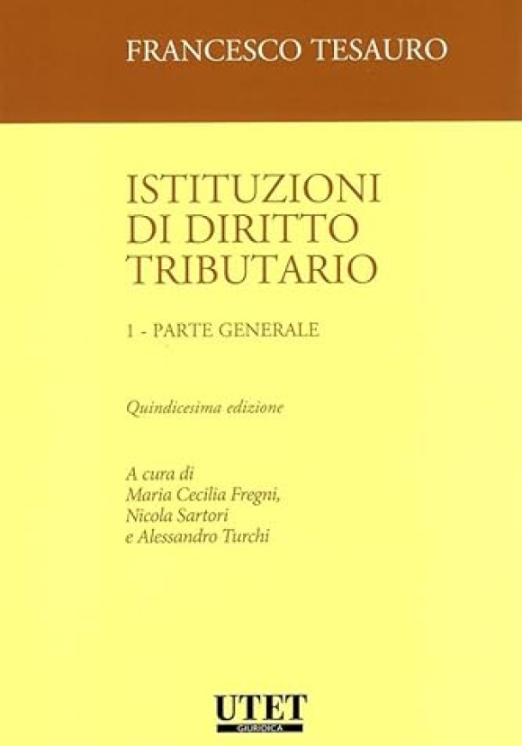 Istituzioni Dir.tributario 1 P.gen.15ed.