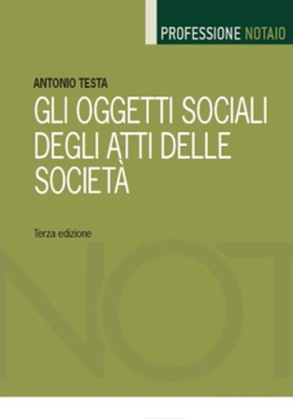 Oggetti Sociali Atti Societa' 3ed.