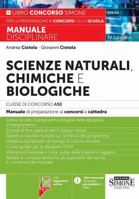 Scienze Naturali Chimiche Biol.a50 2025