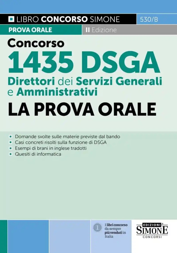 1435 Dsga - Prova Orale