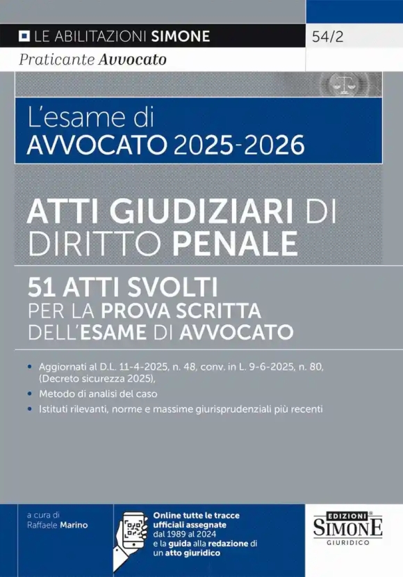 Atti Giudiziari Dir.penale Avvocato 2025