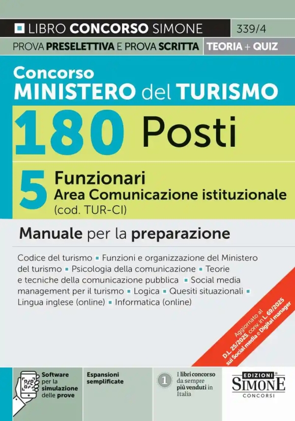 5 Funzionari Area Comunicazione Turismo