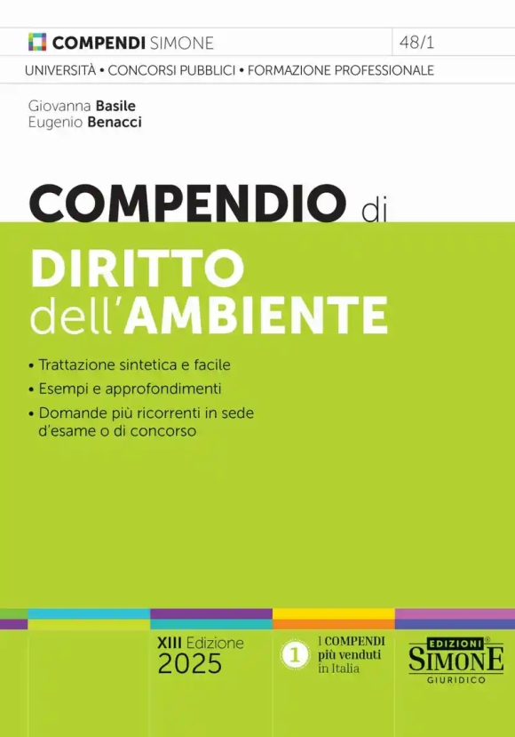 Compendio Diritto Dell'ambiente 13ed.