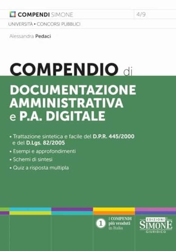Compendio Documentazione Amm.va P.a. Dig