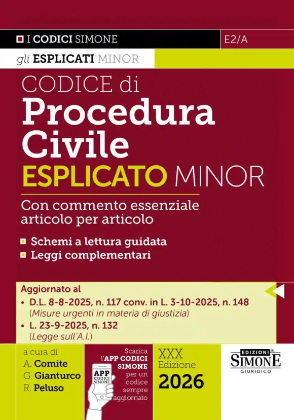Codice Proc.civile Esplicato Minor 30ed.