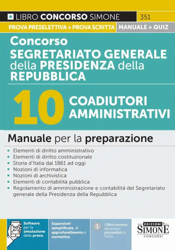 10 Coadiutori Amministrativi Segr.gen.