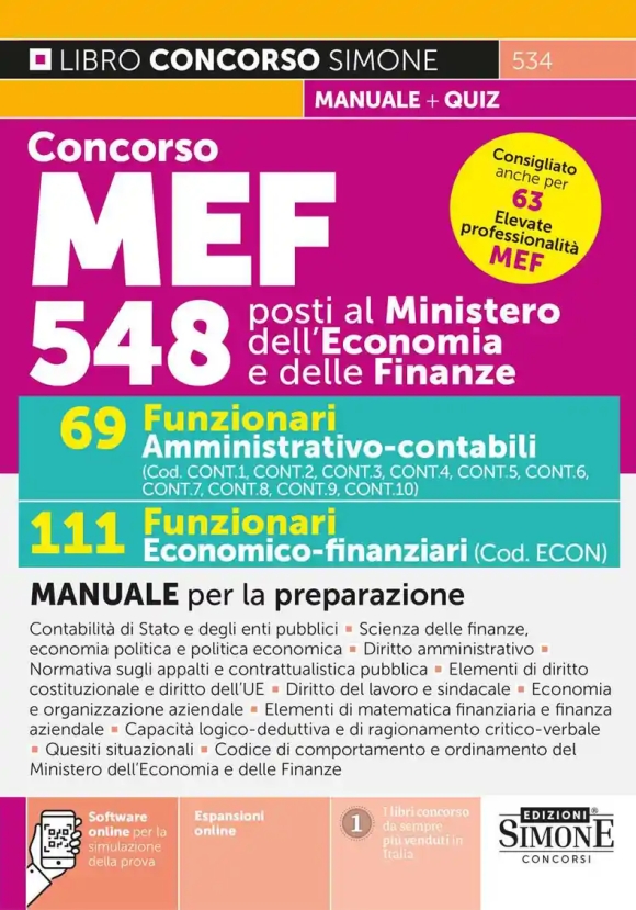 69 Funzionari Amm.cont.111 Econ.mef