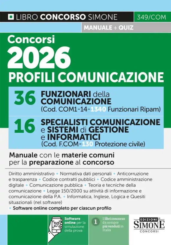 36 Funzionari Comunicaz.16 Specialisti