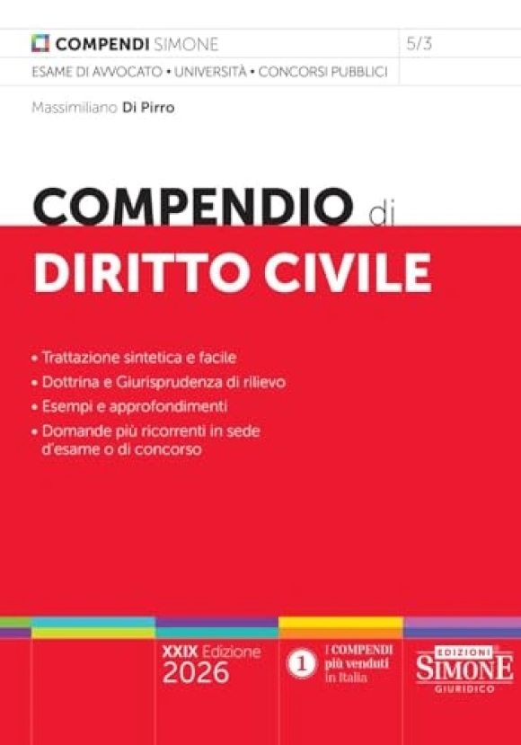 Compendio Diritto Civile 29ed. 2026