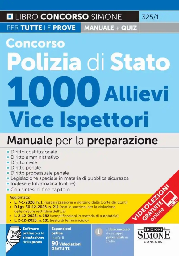 1000 Allievi Vice Ispettori Pol.stato