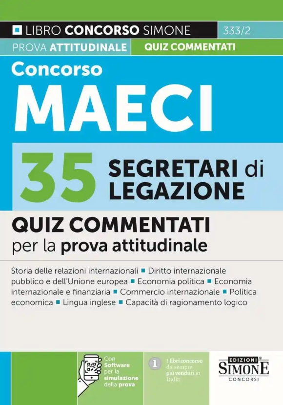 35 Segretari Legazione Quiz Maeci 2026