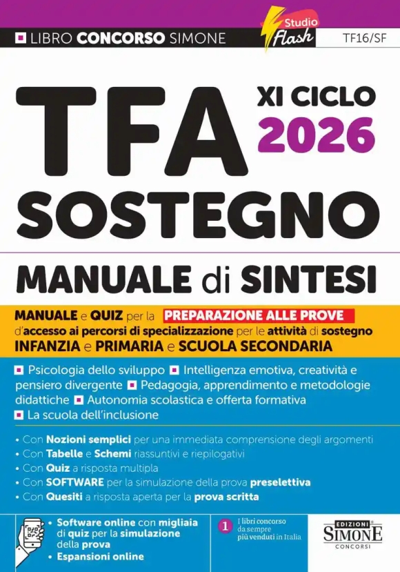 Tfa Xi Ciclo 2026 Sostegno Man.sintesi