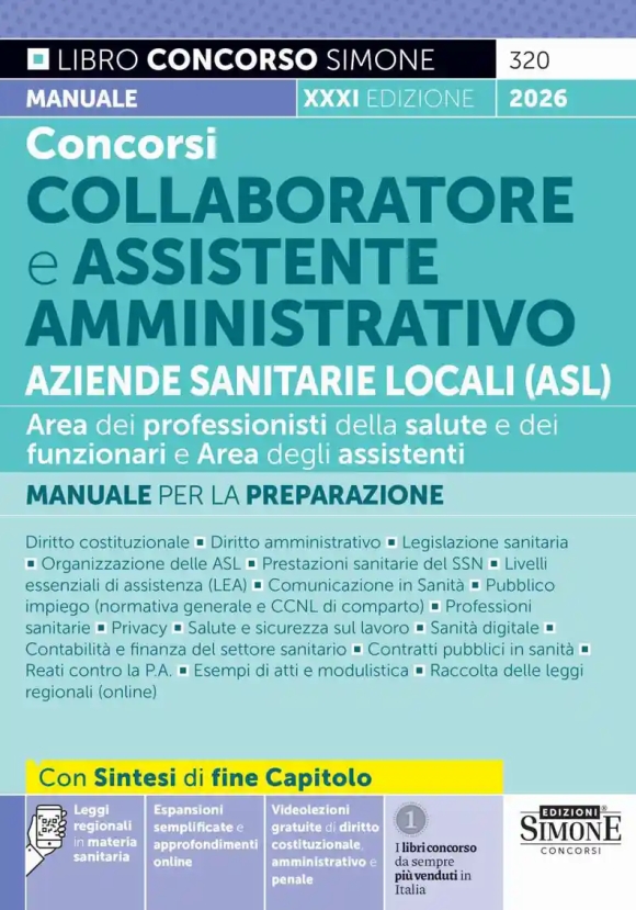 Collaboratore Assist.amm.vo Asl Man.31ed