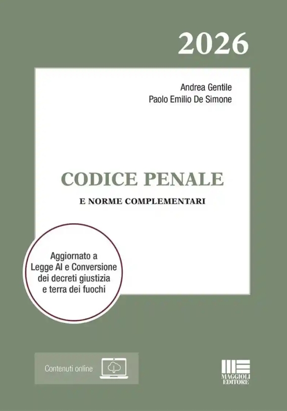 Codice Penale E Leggi Complementari