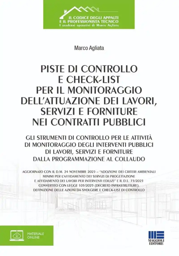 Piste Di Controllo E Check List Monitoraggio Attuazione Lavori Contratti