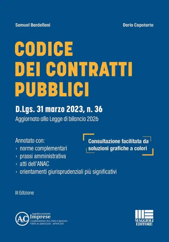 Codice Dei Contratti Pubblici 3ed.