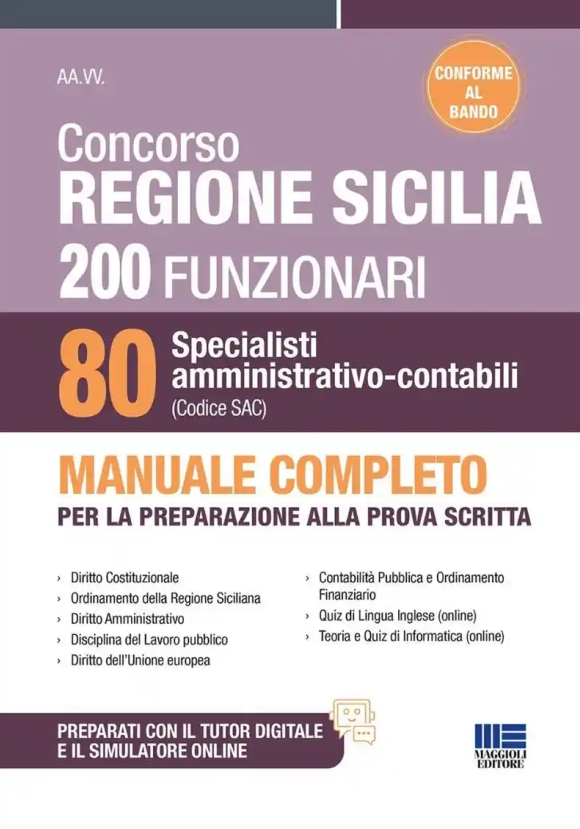 200 Funzionari - Centri Impiego - Regione Sicilia - Manuale