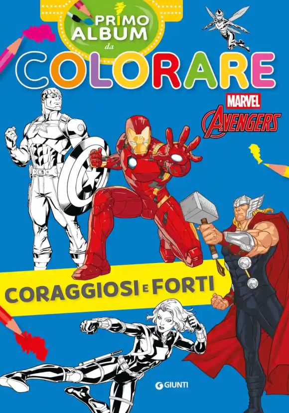 Eroi Avengers Primo Album Da Colorare