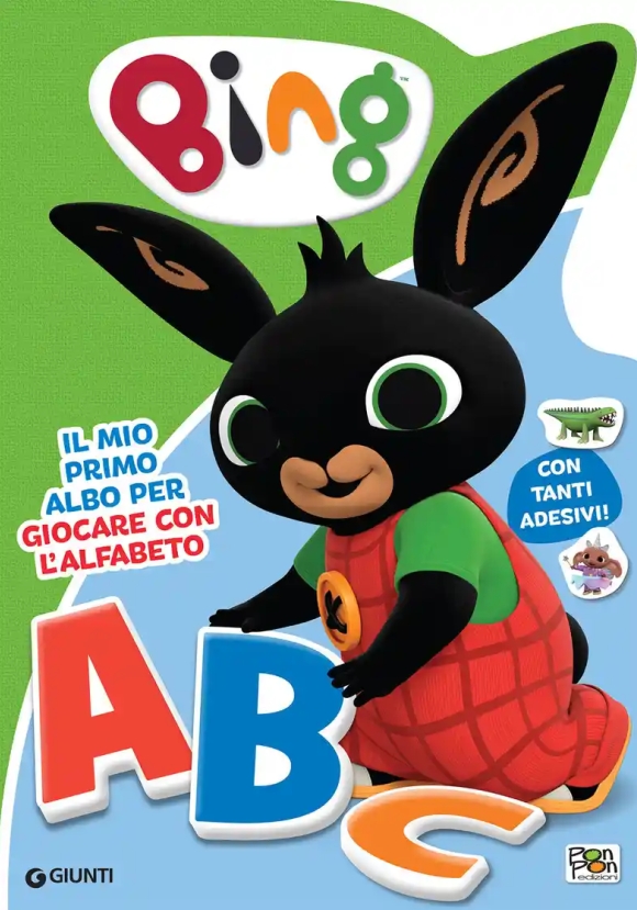 Mio Primo Albo Dell'alfabeto. Bing. Ediz. A Colori. Con Adesivi (il)