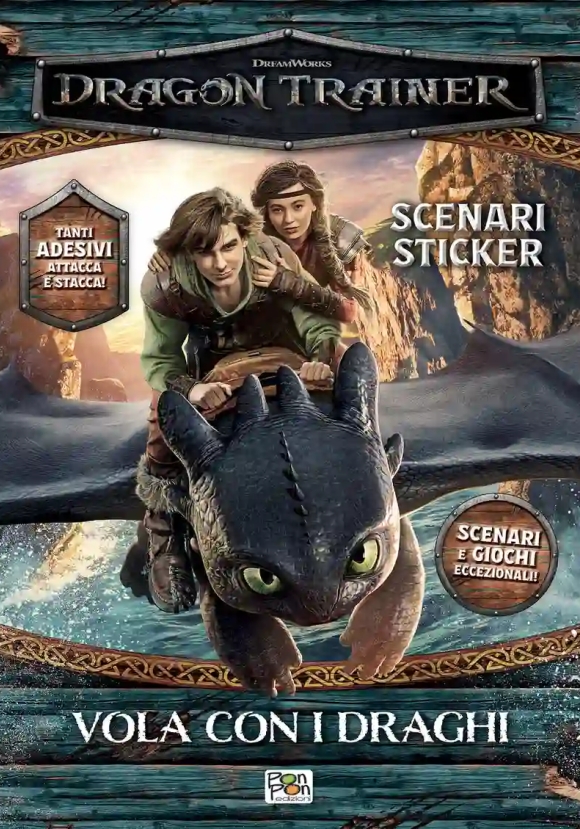 Dragon Trainer. Scenario Sticker. Ediz. A Colori