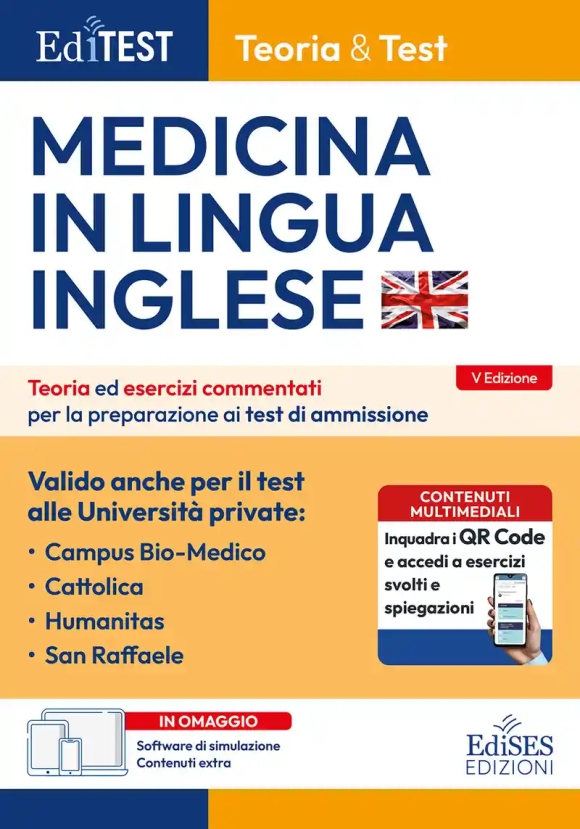 Medicina In Lingua Inglese - Teoria Ed Esercizi Commentati